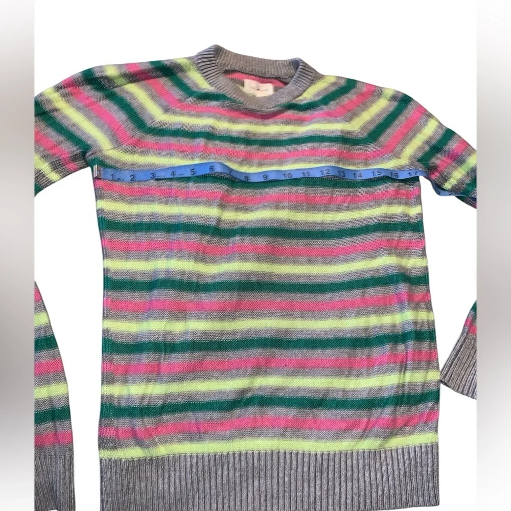 Lou & Grey rare Deadstock small Multicolor colorful rainbow 🌈 Striped Sweater - Picture 2 of 5